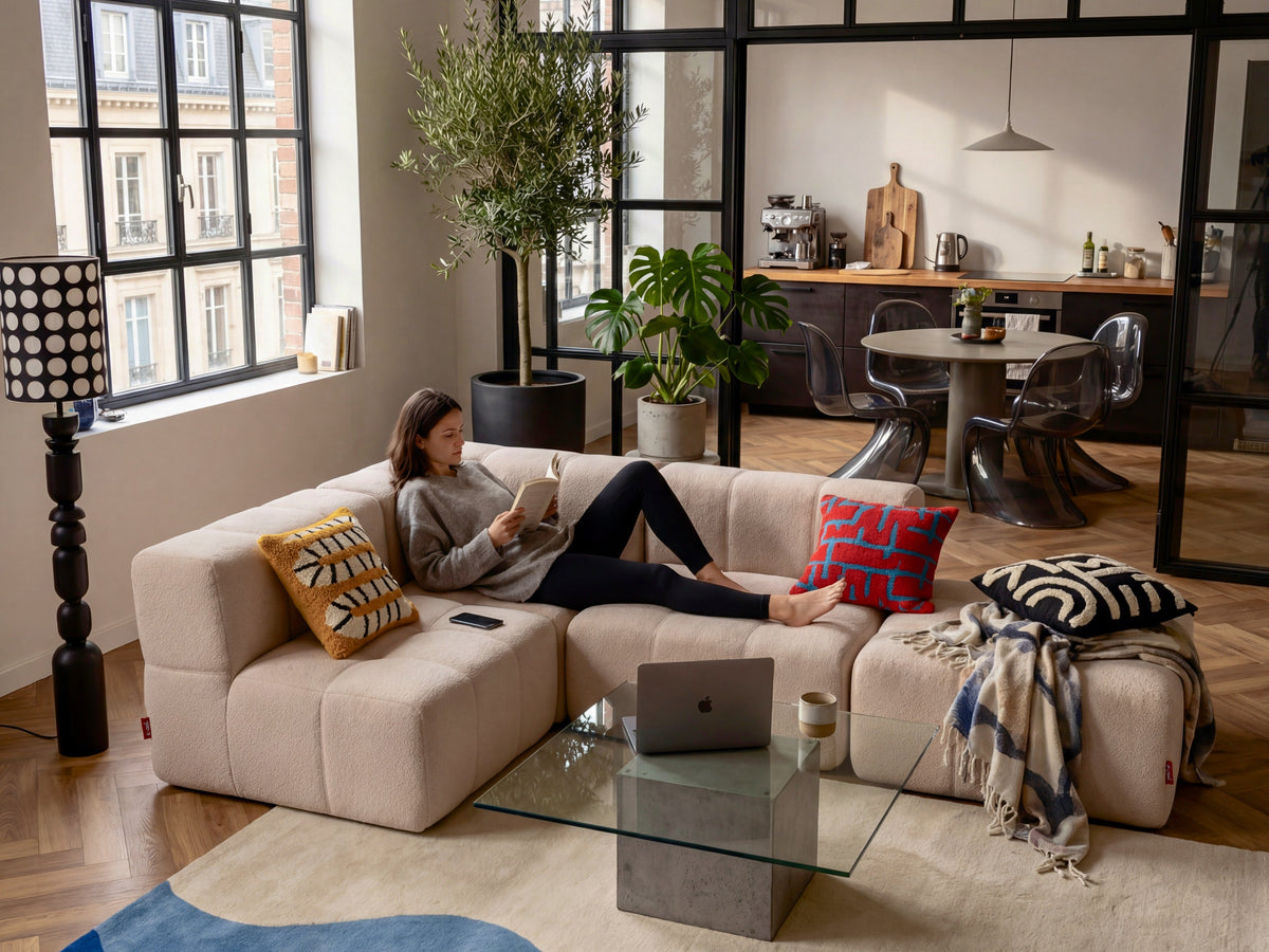 6-Piece Modular Sofa – Beige