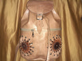 Mochila Marrakech Artesanal — Estampado Sol de Colores con Remaches