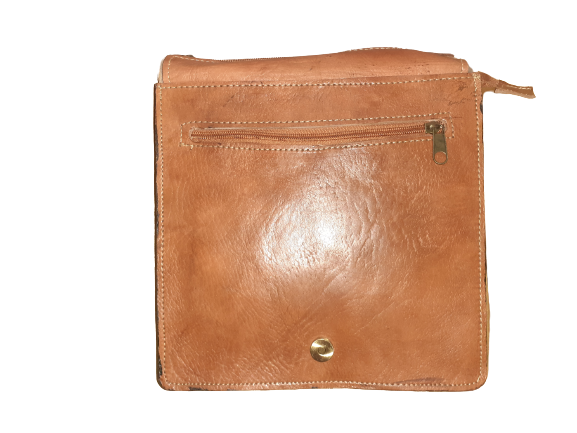 Bolso Cuadrado de Piel Vacuno — Estilo Fez | Bolso Mujer Artesanal