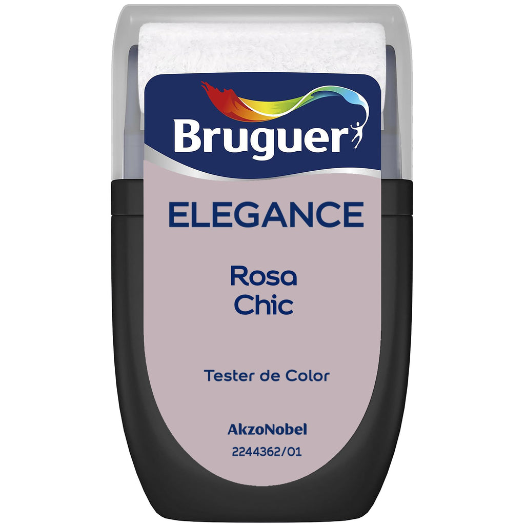 Bruguer ELEGANCE Pintura Monocapa ExtraMate, Paredes y Techos, Interior, Exterior protegido, Alta Durabilidad, UltraLavable, Resistente al Desgaste y Manchas Blanco 750 ml
