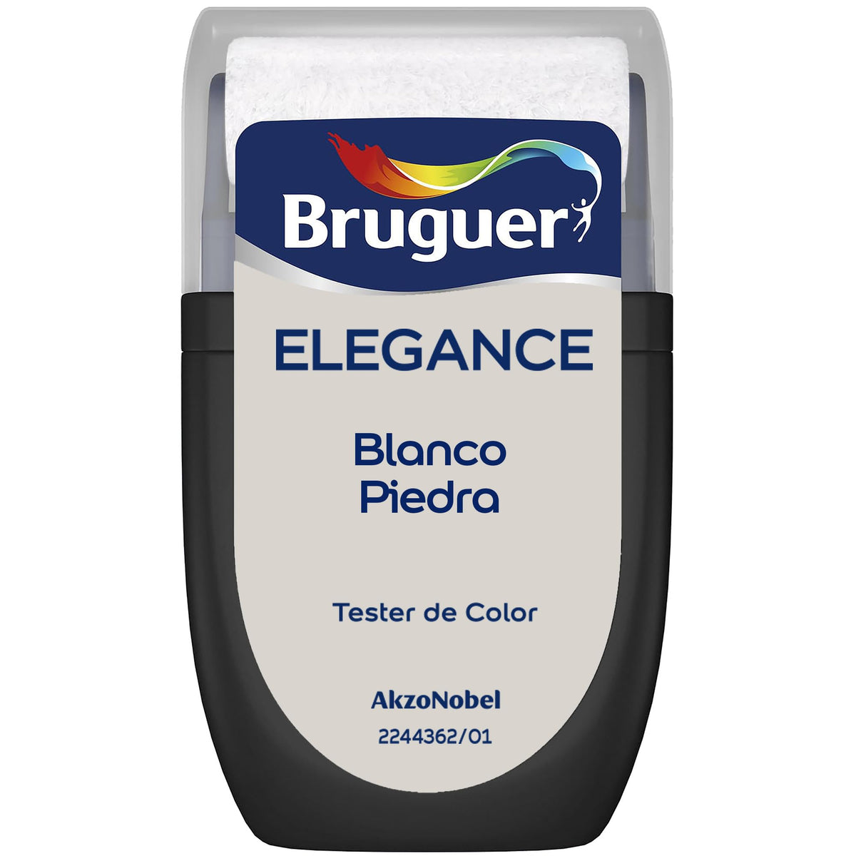 Bruguer ELEGANCE Pintura Monocapa ExtraMate, Paredes y Techos, Interior, Exterior protegido, Alta Durabilidad, UltraLavable, Resistente al Desgaste y Manchas Blanco 750 ml