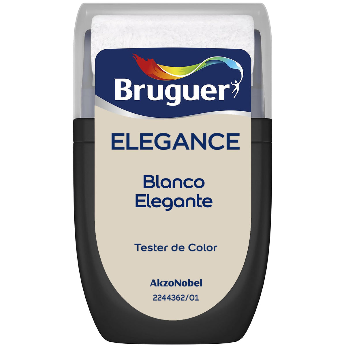Bruguer ELEGANCE Pintura Monocapa ExtraMate, Paredes y Techos, Interior, Exterior protegido, Alta Durabilidad, UltraLavable, Resistente al Desgaste y Manchas Blanco 750 ml