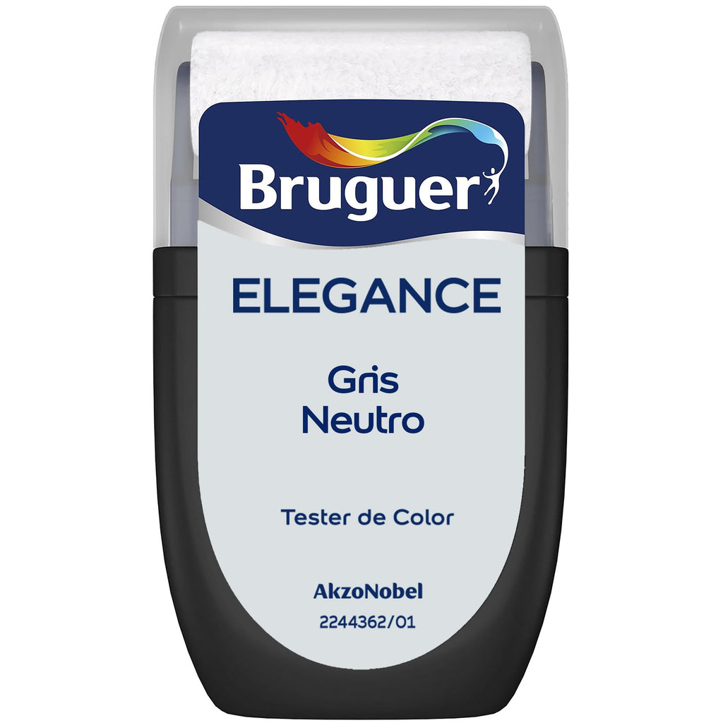 Bruguer ELEGANCE Pintura Monocapa ExtraMate, Paredes y Techos, Interior, Exterior protegido, Alta Durabilidad, UltraLavable, Resistente al Desgaste y Manchas Blanco 750 ml