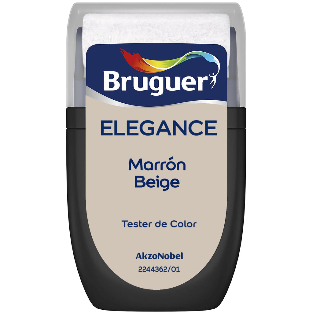 Bruguer ELEGANCE Pintura Monocapa ExtraMate, Paredes y Techos, Interior, Exterior protegido, Alta Durabilidad, UltraLavable, Resistente al Desgaste y Manchas Blanco 750 ml