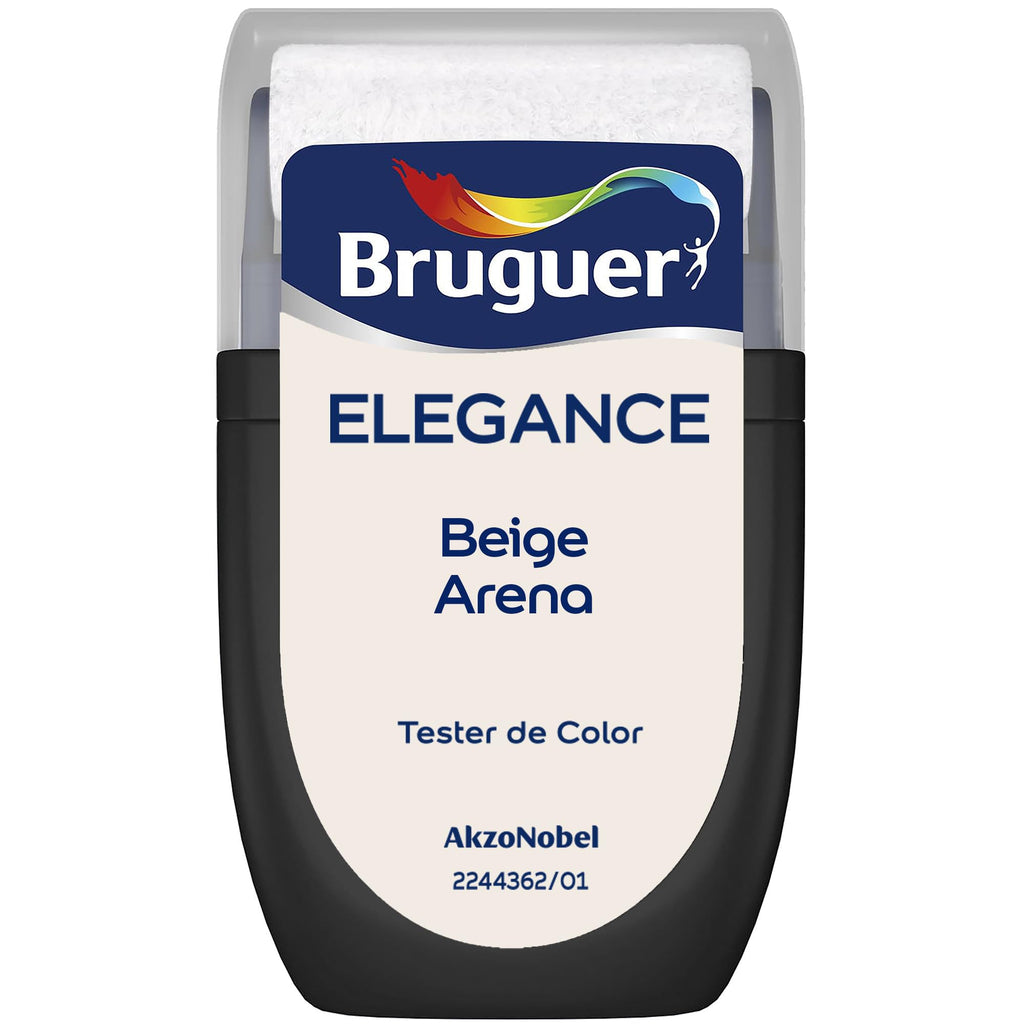 Bruguer ELEGANCE Pintura Monocapa ExtraMate, Paredes y Techos, Interior, Exterior protegido, Alta Durabilidad, UltraLavable, Resistente al Desgaste y Manchas Blanco 750 ml