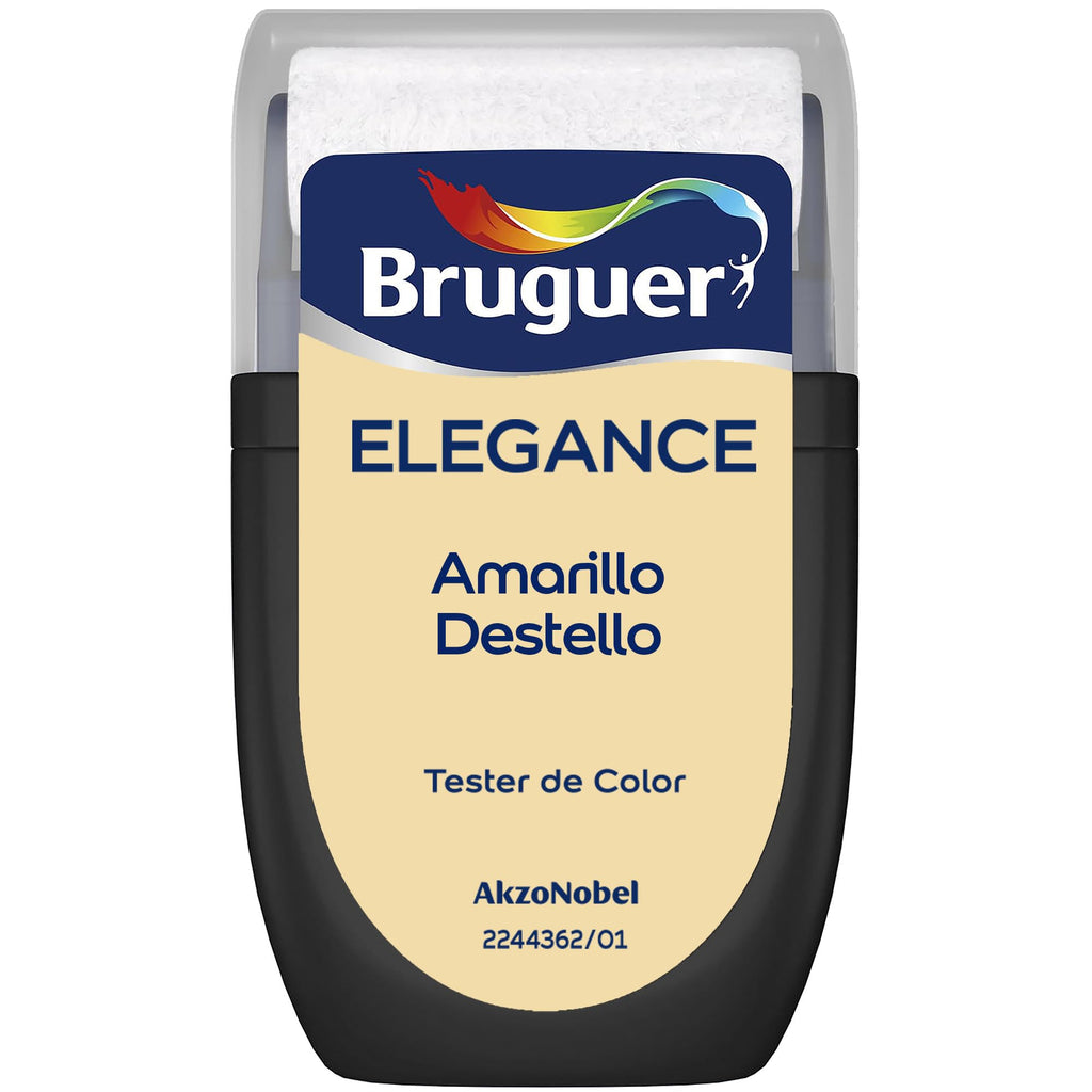 Bruguer ELEGANCE Pintura Monocapa ExtraMate, Paredes y Techos, Interior, Exterior protegido, Alta Durabilidad, UltraLavable, Resistente al Desgaste y Manchas Blanco 750 ml