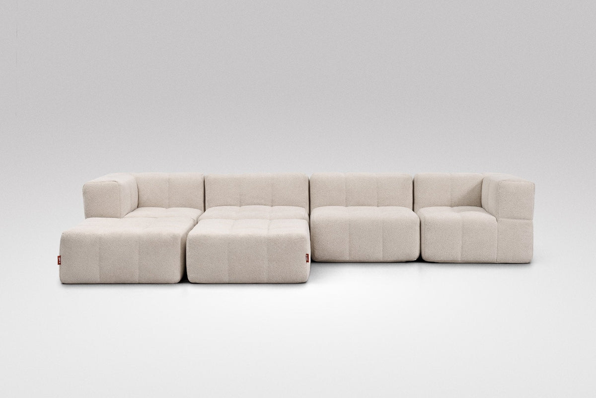 6-Piece Modular Sofa – Beige