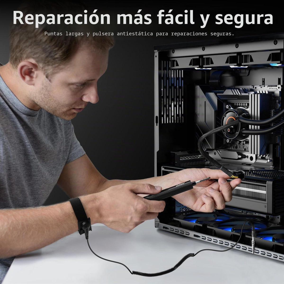 JOREST 40Pcs Destornilladores Precision Kit, Set Herramientas con Torx T1 T2 T3 T4 T5, TR6 T7 T8 T9 T10 T15, Triwing Y00, P2/P5, -1.0/2.0, etc, per Switch, PS4, Joycon, Xbox, PC, Mac, Laptop, Gafas