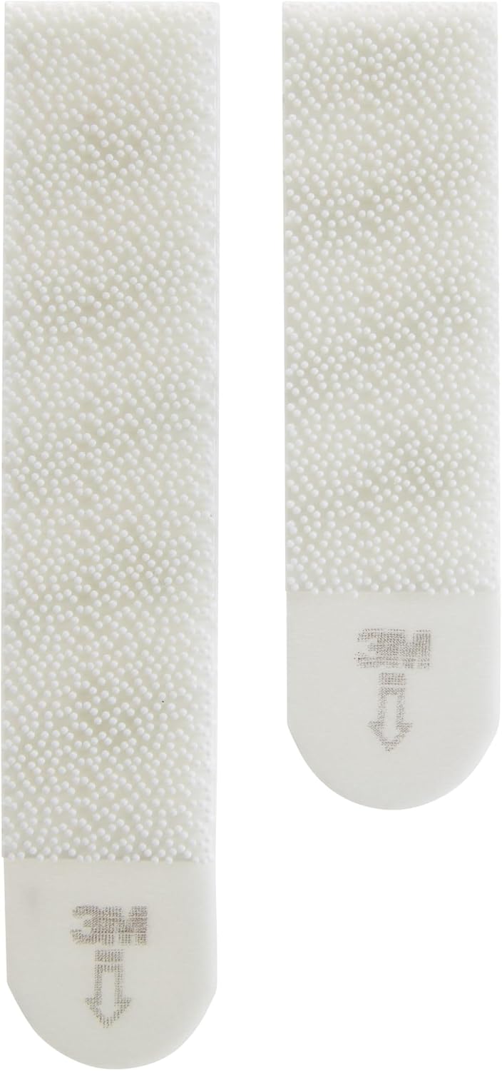 Command Tiras Adhesivas para Colgar Cuadros, 8 pares Grandes/4 pares Medianas, Blancas - Para Marcos, Espejos, Letreros, o Relojes de Pared - Colgar Sin Agujeros y Sin Taladrar