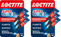 Loctite Super Glue-3 Monodosis, Pegamento Instantáneo Transparente, 3 x 1 g
