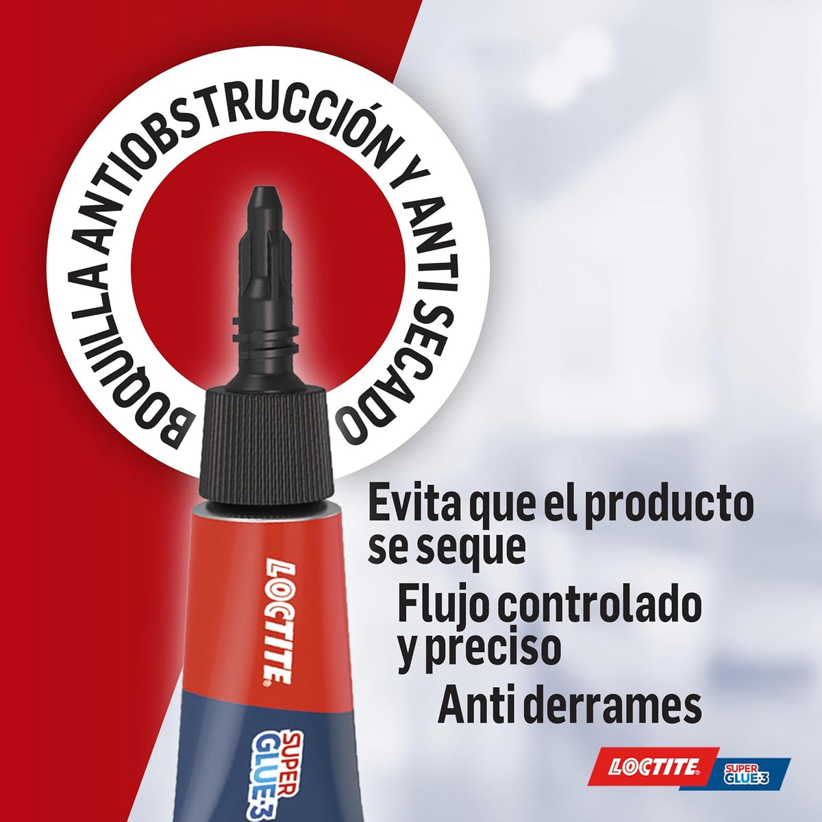Loctite Super Glue-3 Monodosis, Pegamento Instantáneo Transparente, 3 x 1 g