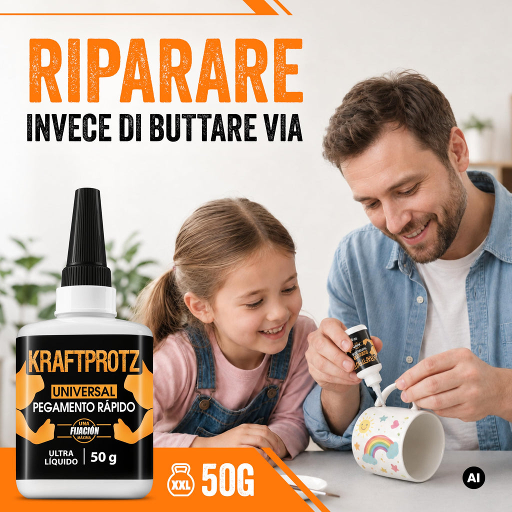 Pegamento Universal Gel 50 g - Adhesivo Multiuso Cianoacrilato Reparación
