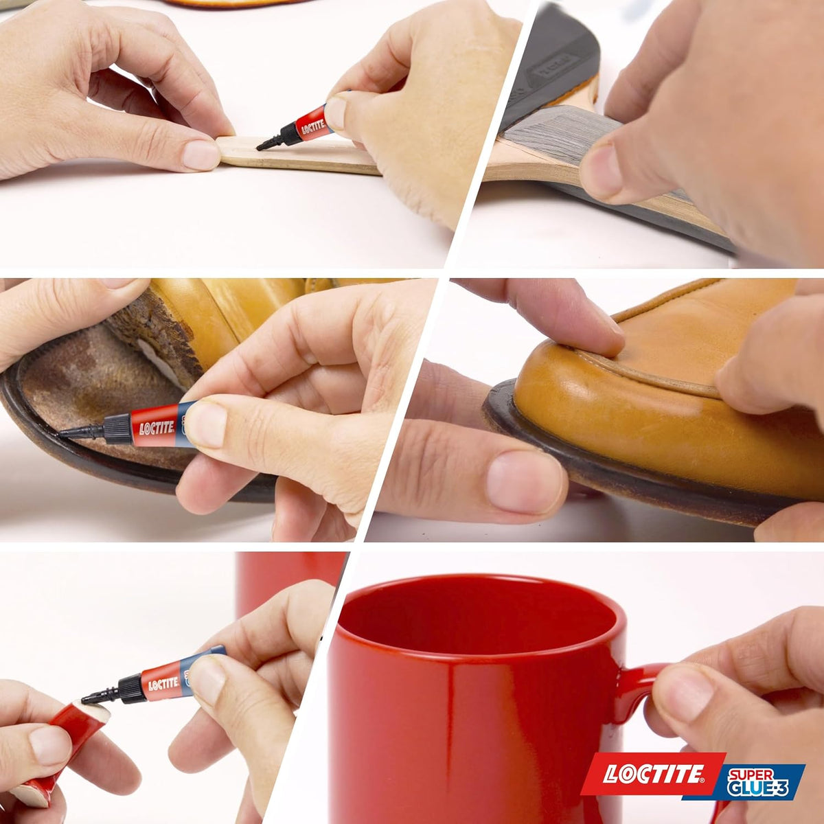Loctite Super Glue-3 Monodosis, Pegamento Instantáneo Transparente, 3 x 1 g