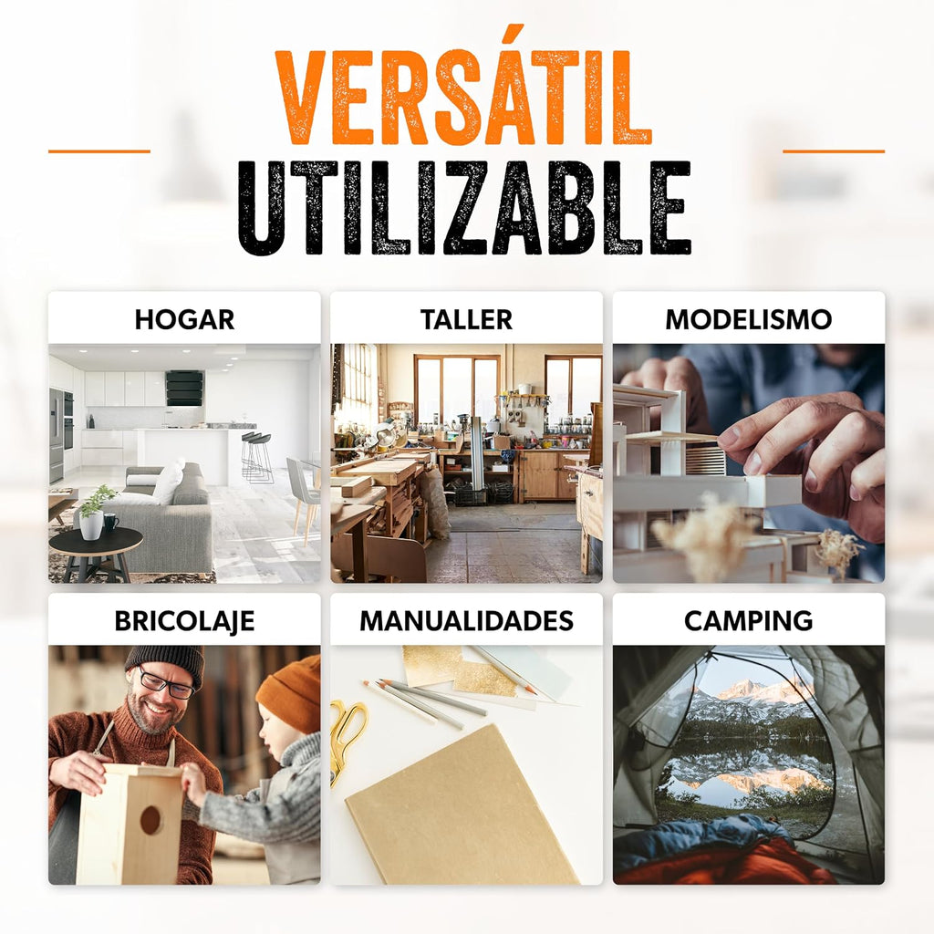 Pegamento Universal Gel 50 g - Adhesivo Multiuso Cianoacrilato Reparación