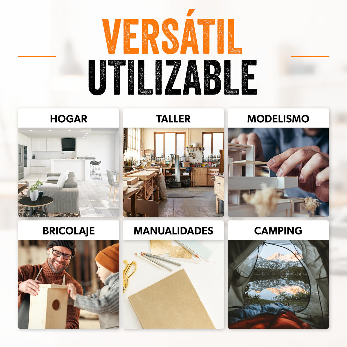 Pegamento Universal Gel 50 g - Adhesivo Multiuso Cianoacrilato Reparación