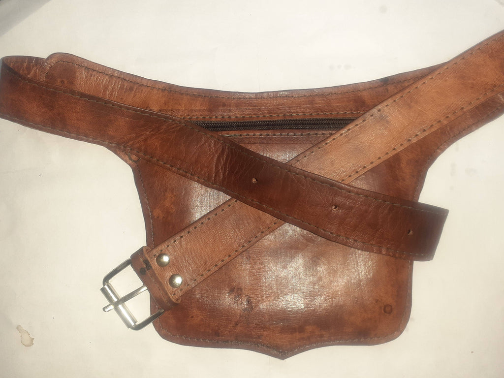 Cartuchera de Cuero Artesanal — Bolso Mujer Minimalista