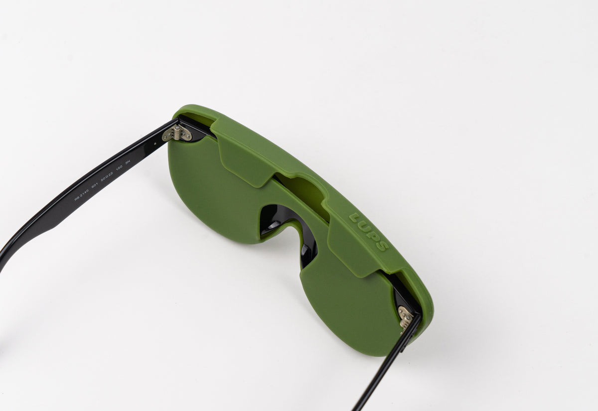 Funda de gafas de silicona flexible - Army Green