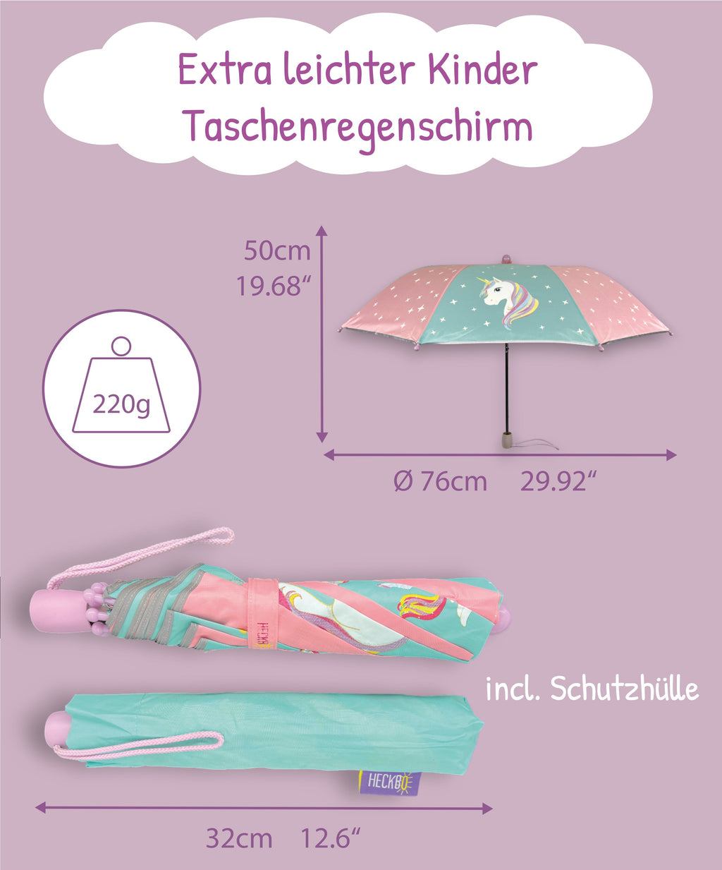 Magic Regenschirm Einhorn