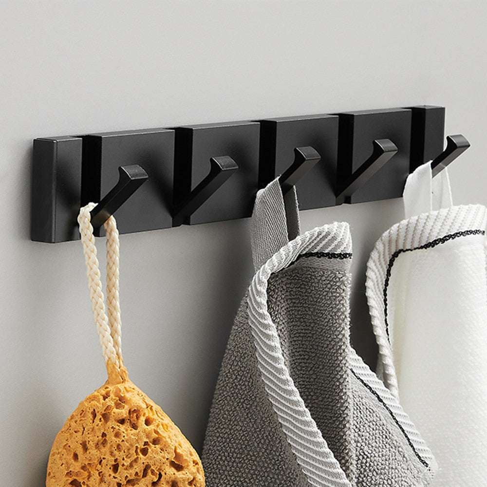 Perchero de pared moderno Palermo - Perchero metal negro
