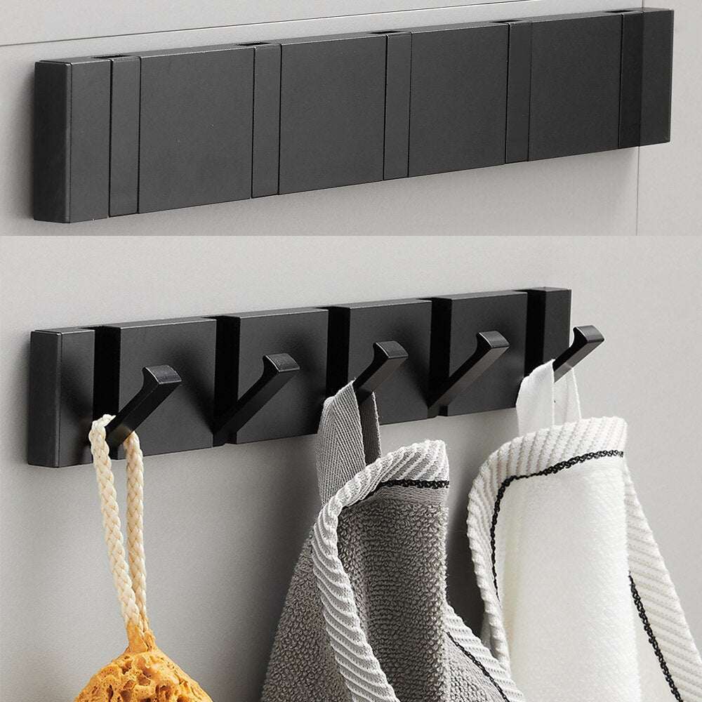 Perchero de pared moderno Palermo - Perchero metal negro