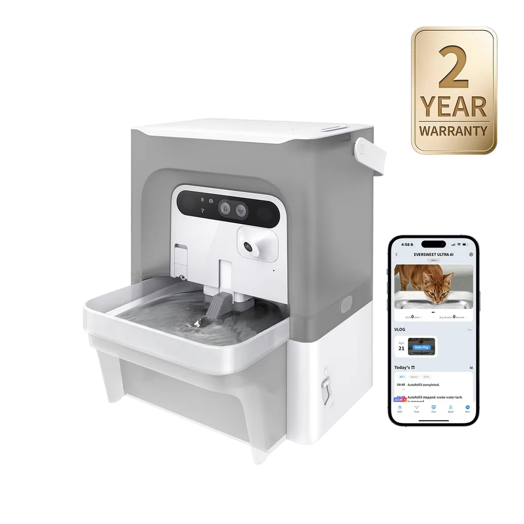 PRE-SALE：EverSweet Ultra with Camera Pet Water Fountain