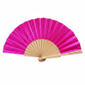 Hot Pink Pearlised Shimmer 23cm fan