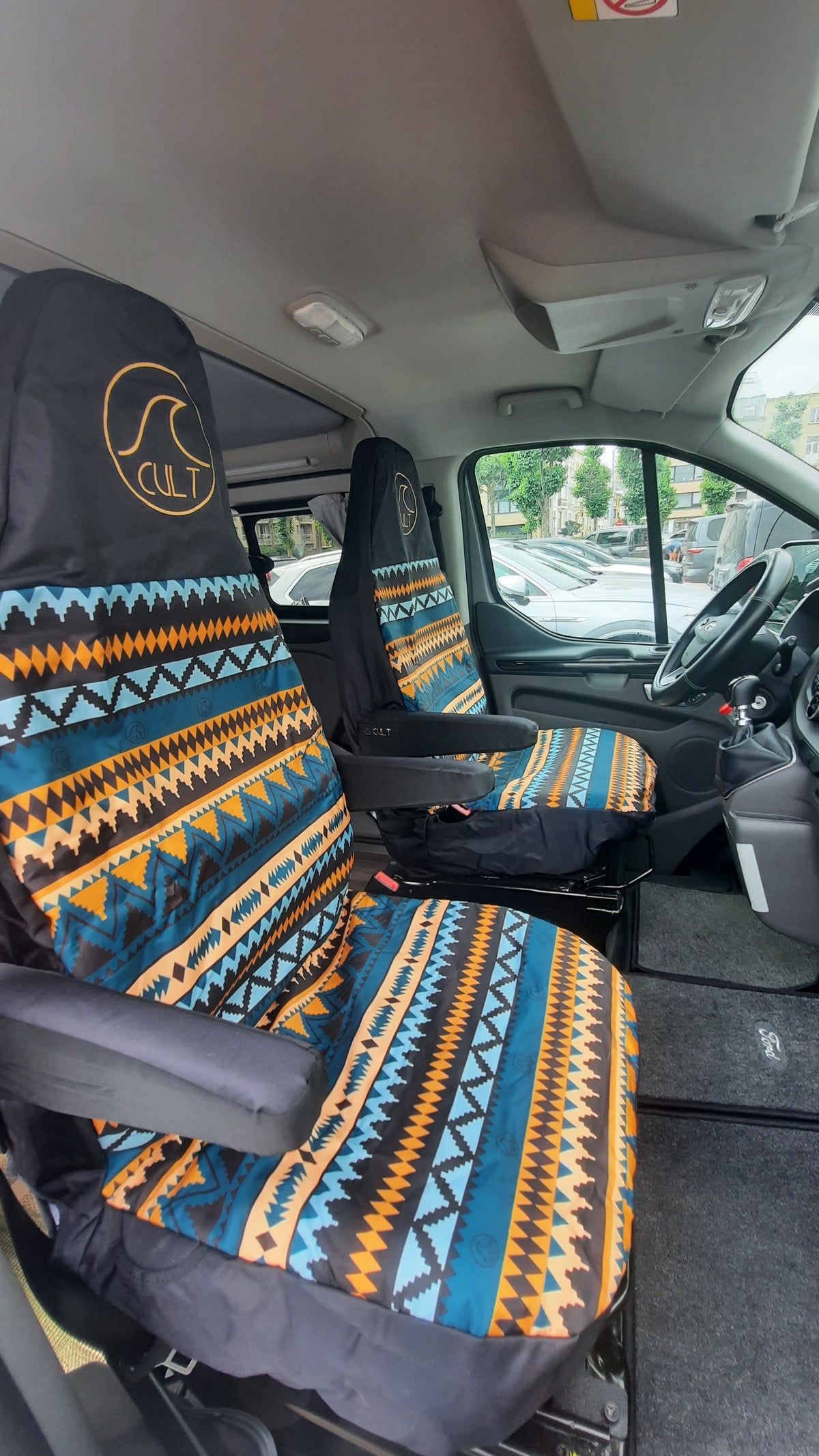 Single seat cover BLACK