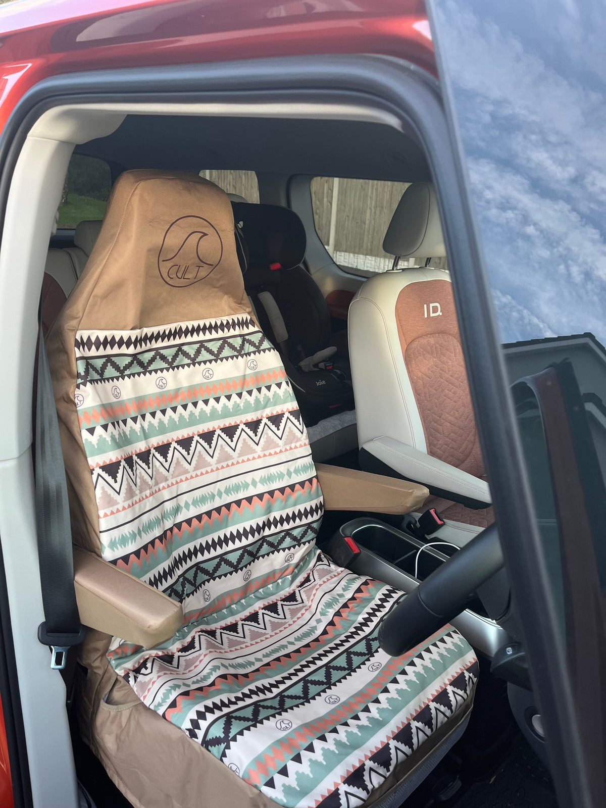 Single seat cover BLACK