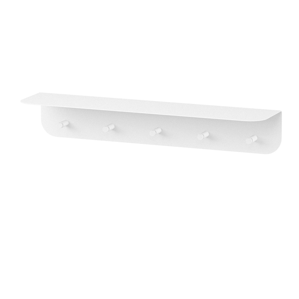 Perchero de pared Milano con estante y ganchos