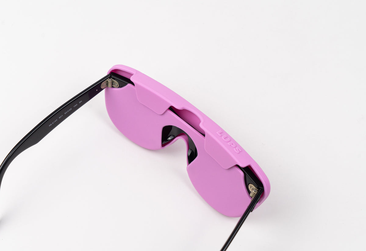 Funda de gafas de silicona flexible - Lila
