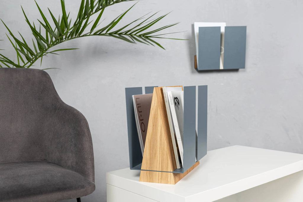 Revistero de pared Faenza – estante flotante para revistas