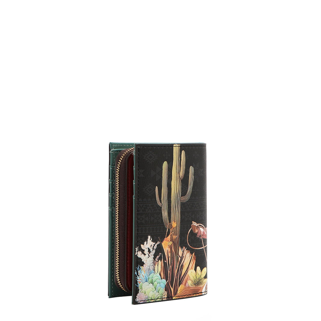 CARTERA PLEGABLE CON CREMALLERA CENTRAL (SOFIA MONTANA)