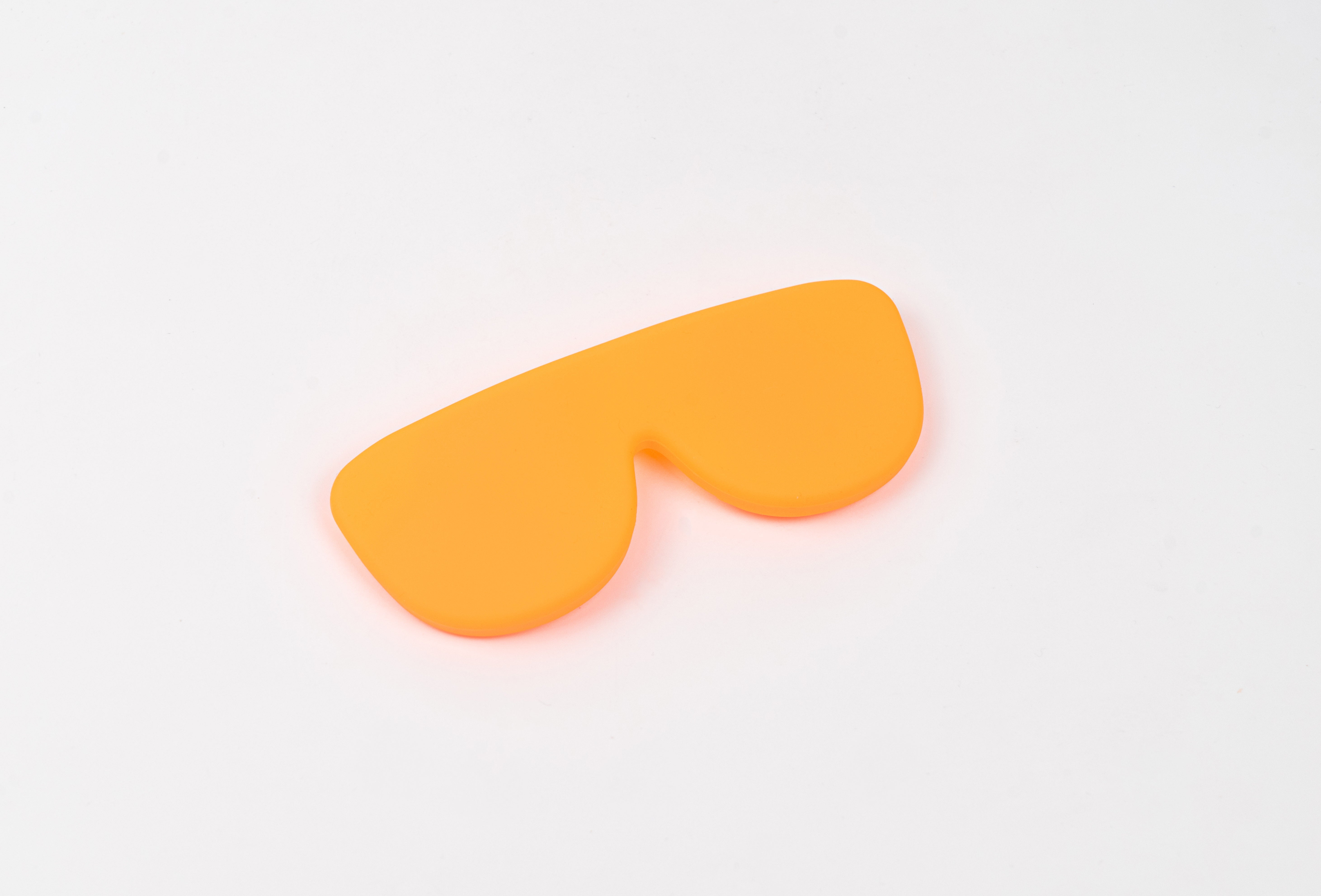 Funda de gafas de silicona flexible - Orange Peach