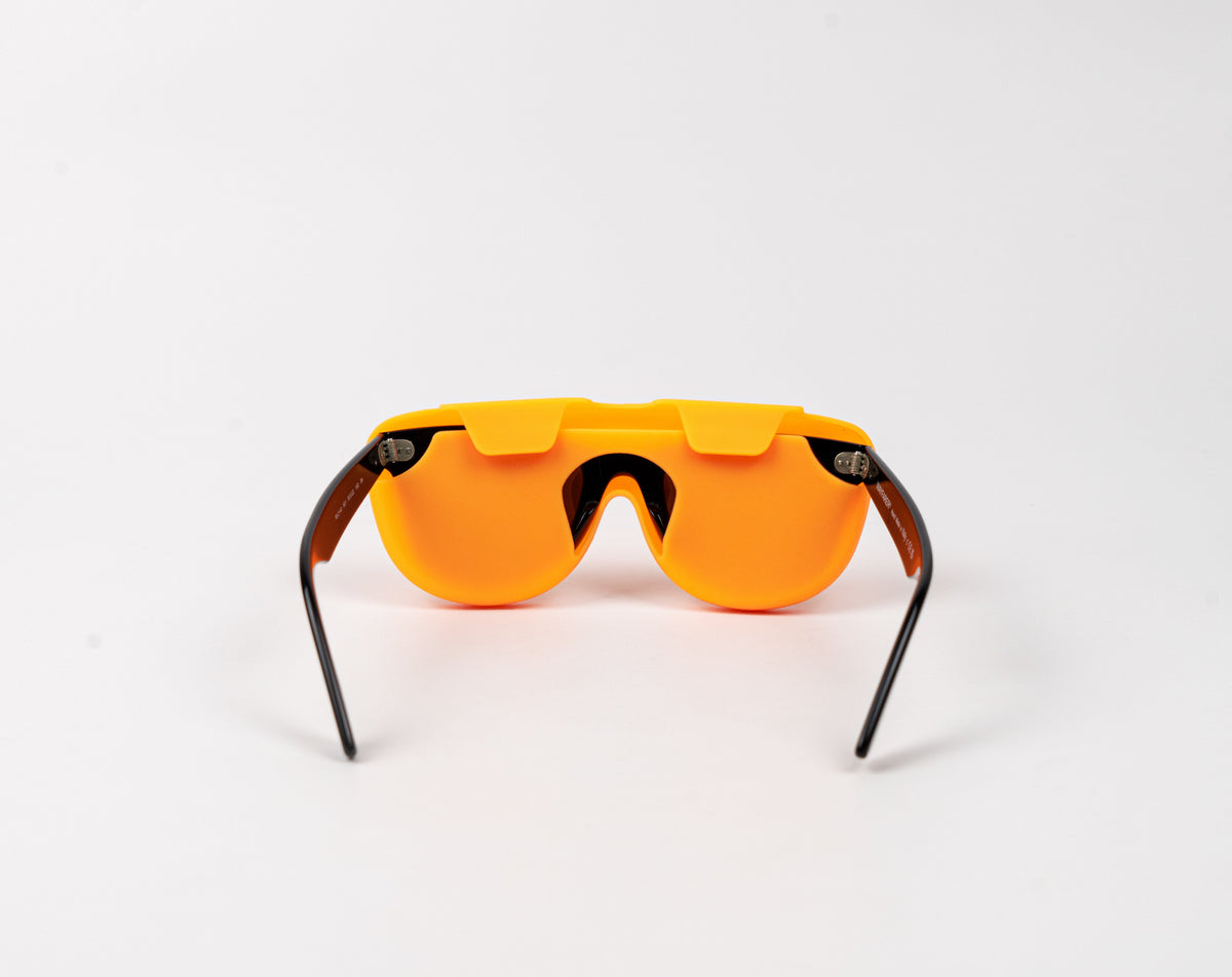 Funda de gafas de silicona flexible - Orange Peach