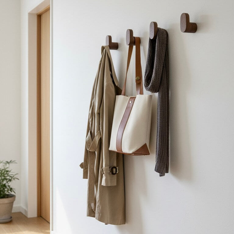 Perchas Verona – colgadores de pared en madera maciza