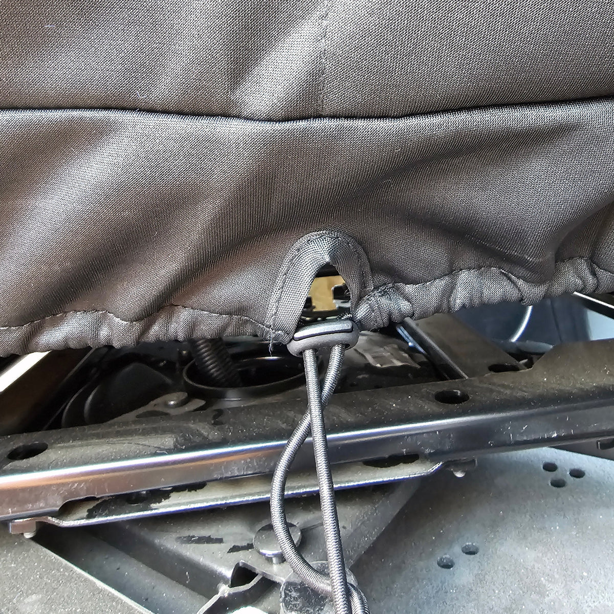 Double front seat cover INDI Brown