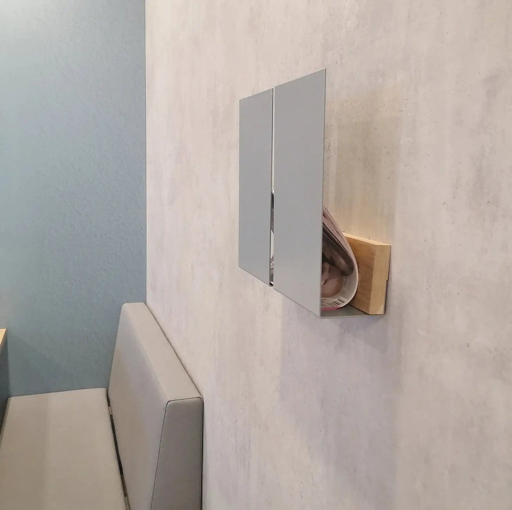 Revistero de pared Faenza – estante flotante para revistas