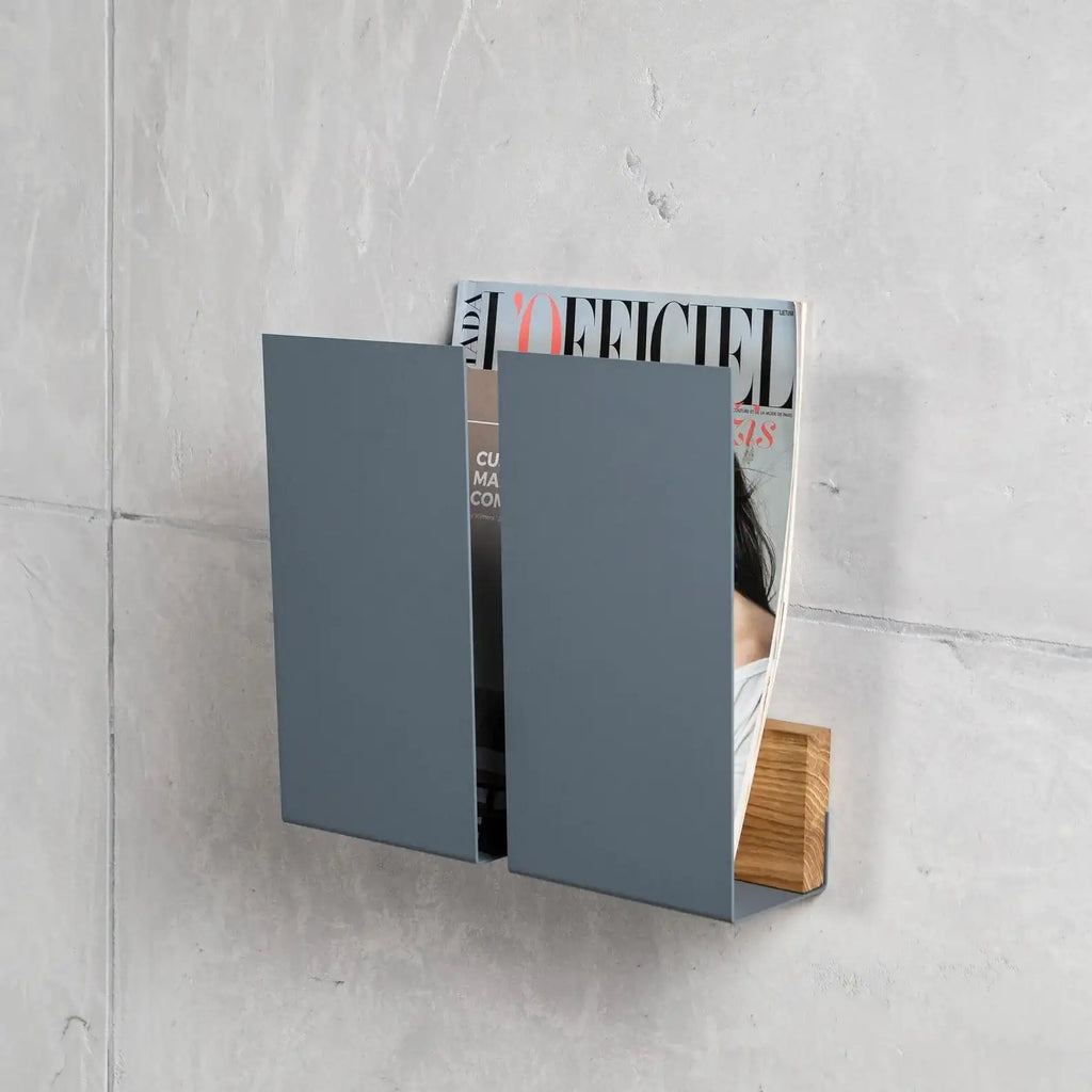 Revistero de pared Faenza – estante flotante para revistas