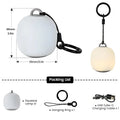 Rechargeable LED Camping Lantern – Portable Mini Silicone Egg-Shaped Ambient Light(2PCS)