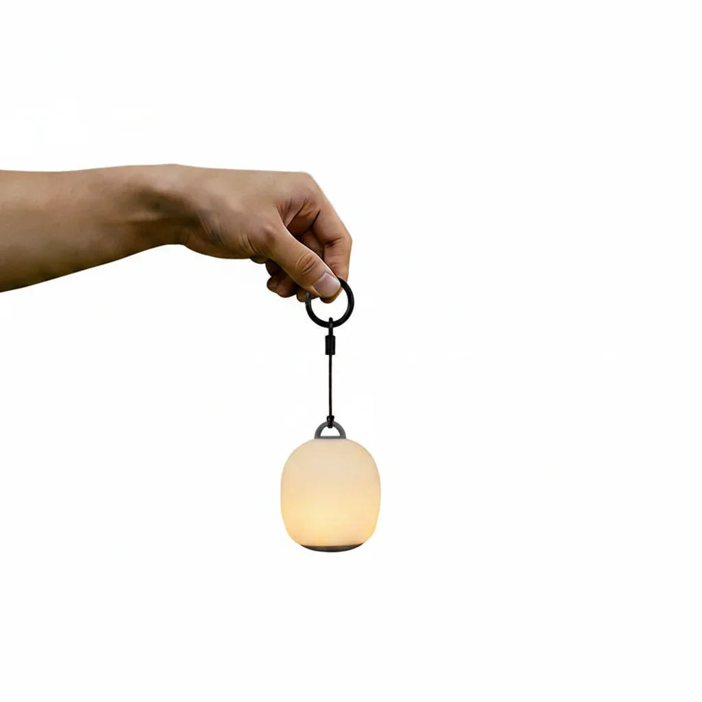 Rechargeable LED Camping Lantern – Portable Mini Silicone Egg-Shaped Ambient Light(2PCS)