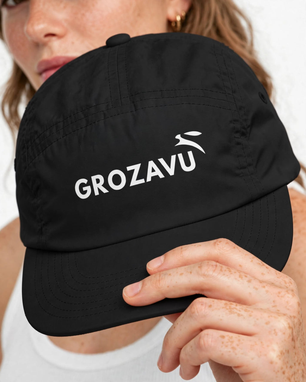 Nylon Five-Panel Cap