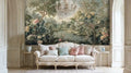 Chinoiserie Crane Garden Landscape Wall Mural