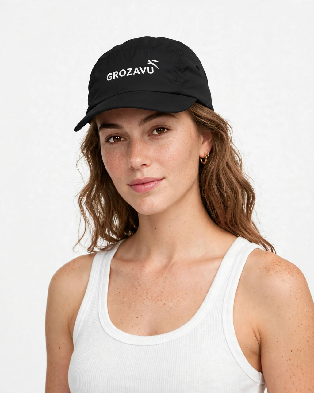Nylon Five-Panel Cap