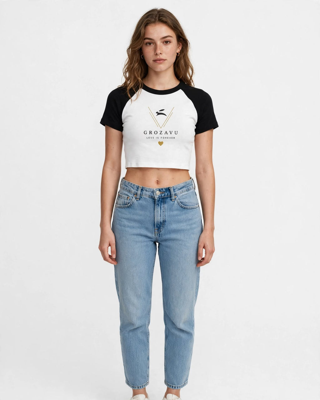 Micro Rib Raglan Baby Tee — 183 g/m²