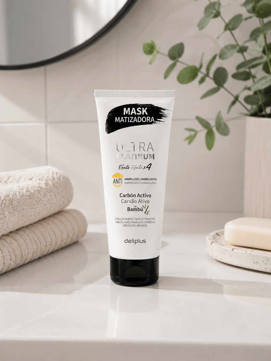 Deliplus - Masque Déjaunissant Ultra Platinum