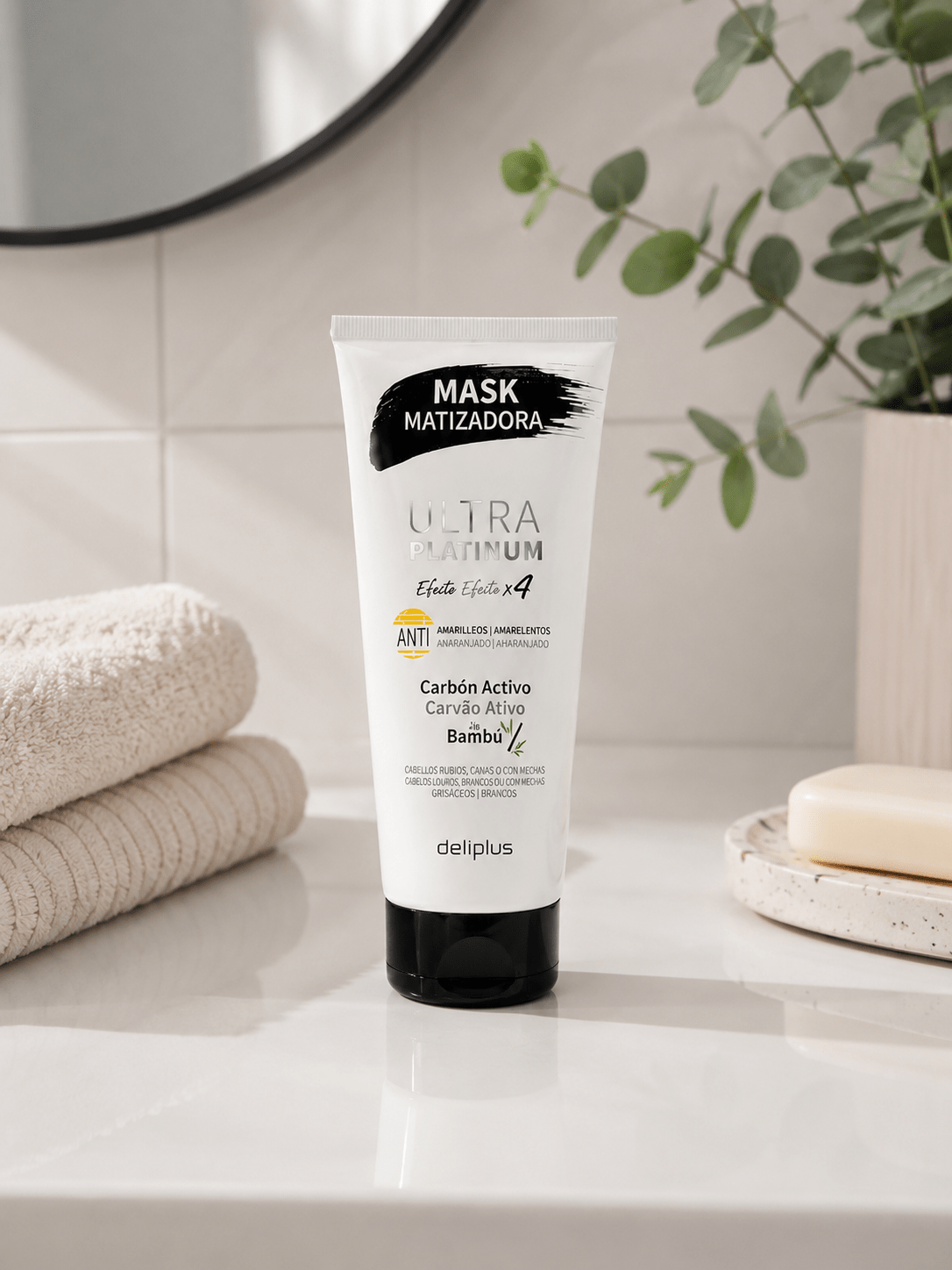 Deliplus - Masque Déjaunissant Ultra Platinum