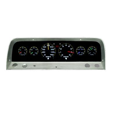 Intellitronix Corp 1964-1966 Chevy Truck Analog gauge cluster replacement, With color changing - NC6002