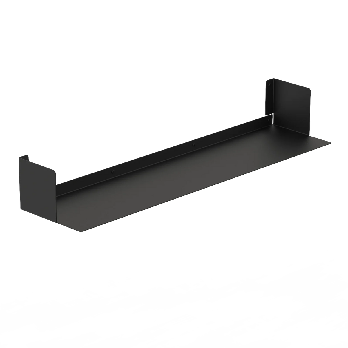 Estantería de pared metálica Bergamo – repisa flotante para libros