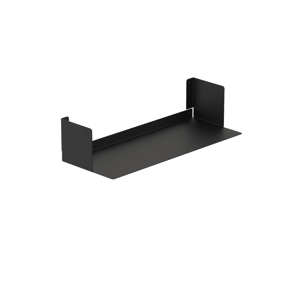 Estantería de pared metálica Bergamo – repisa flotante para libros
