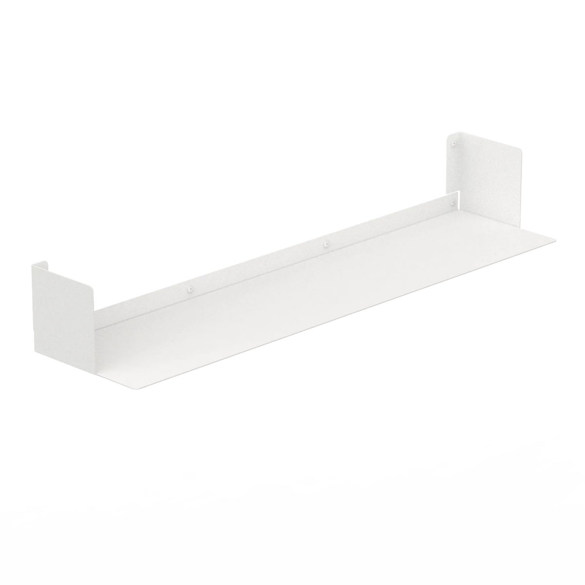 Estantería de pared metálica Bergamo – repisa flotante para libros